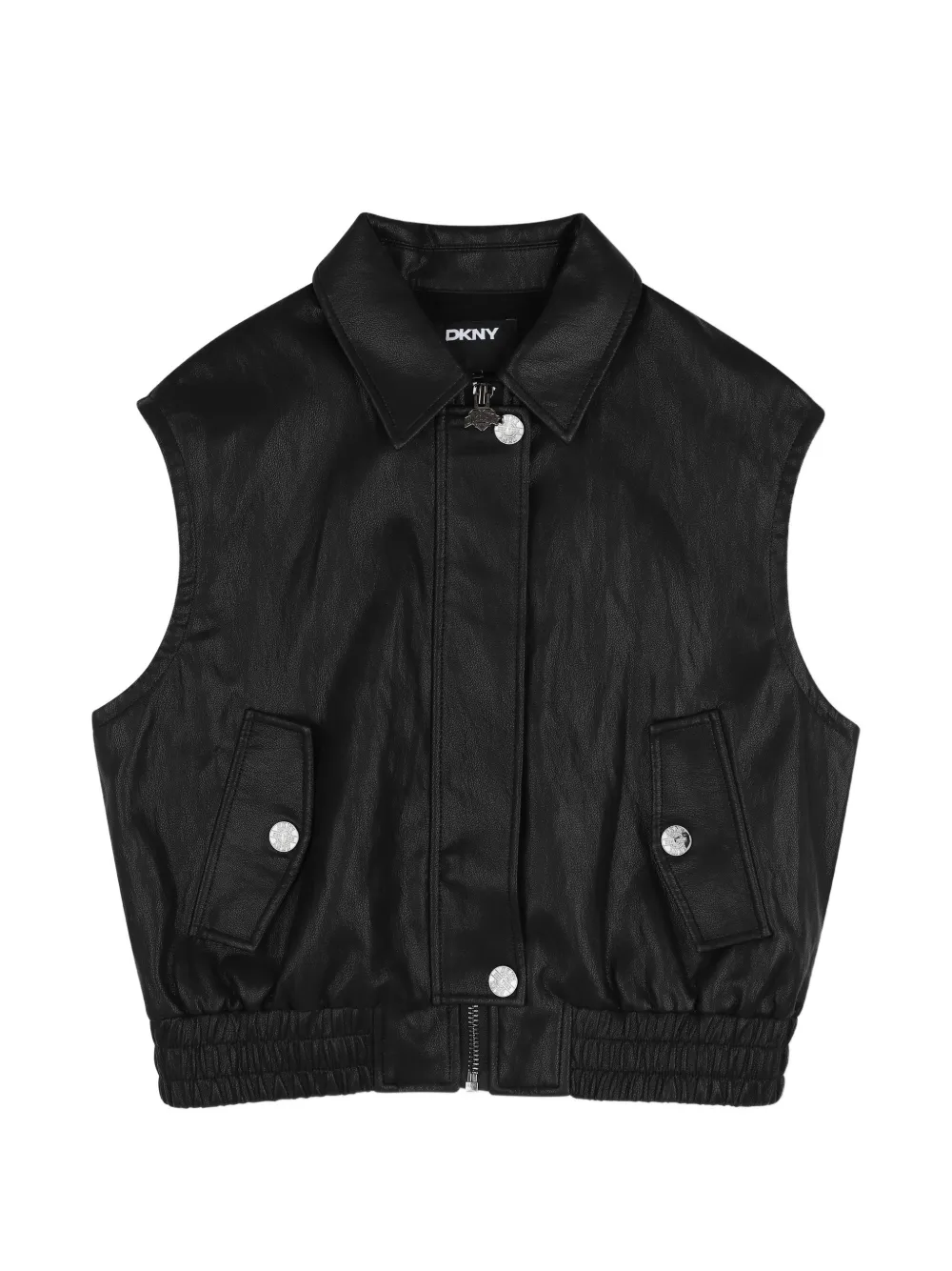 Dkny Kids Top mit Logo-Prägung - Schwarz