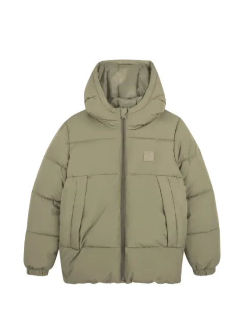 BOSS Kidswear padded hooded jacket