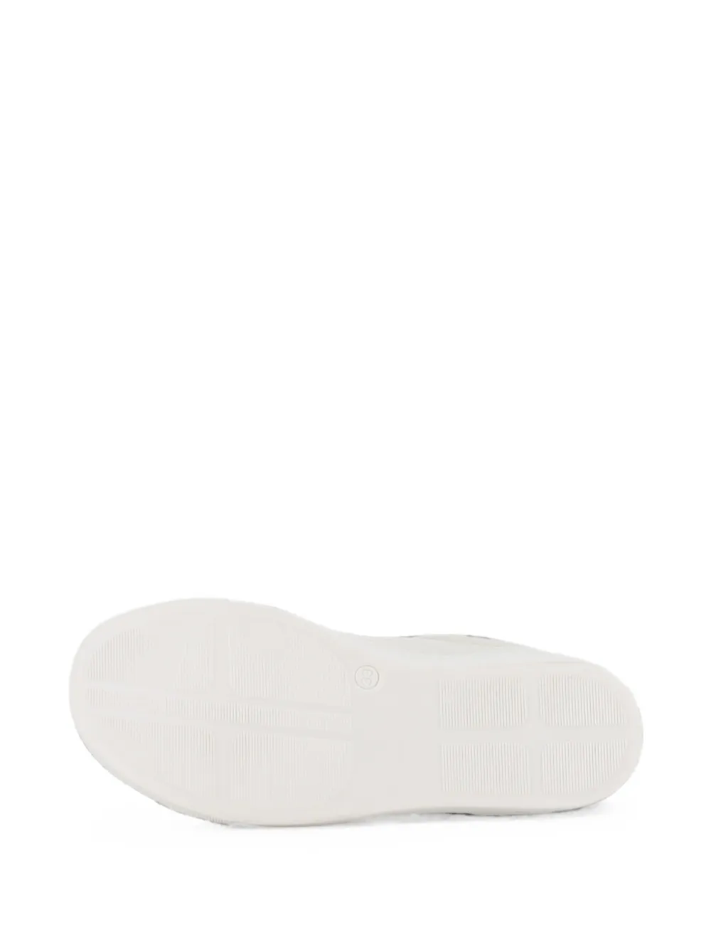 Chloé Kids scalloped leather sneakers Beige