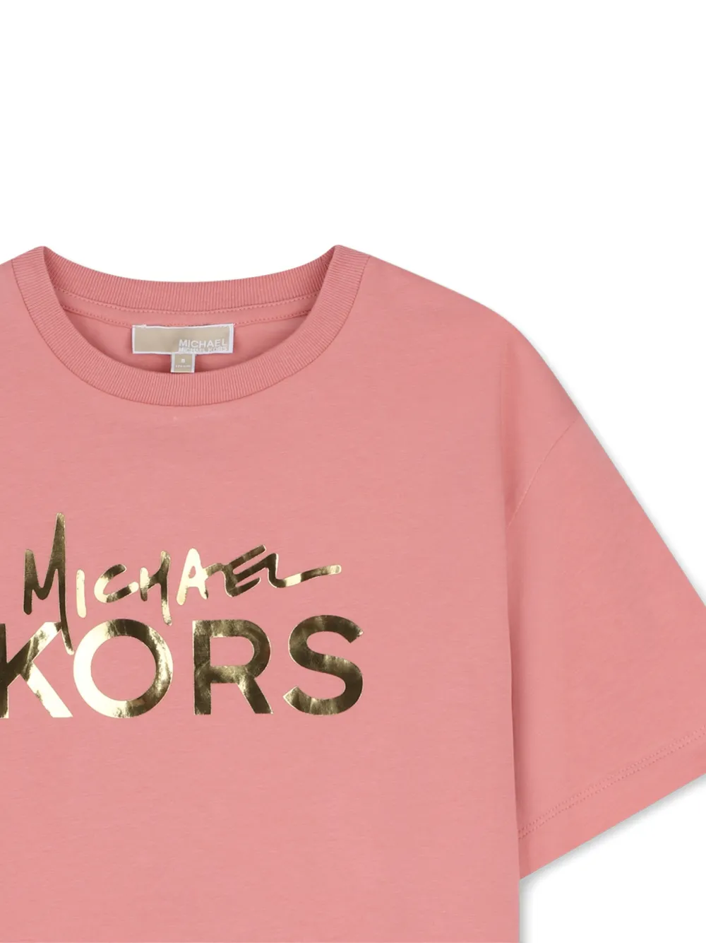 Michael Kors Kids T-shirt met logoprint Roze