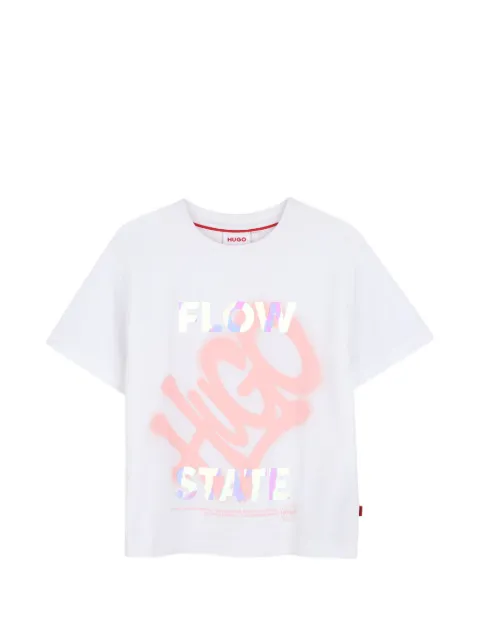 HUGO KIDS playera con estampado gráfico