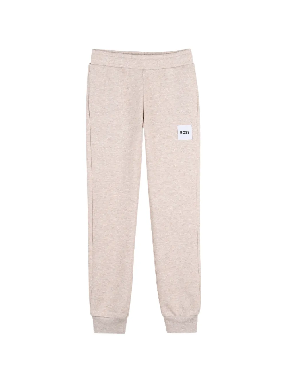 BOSS Kidswear Pantaloni sportivi con applicazione - Toni neutri