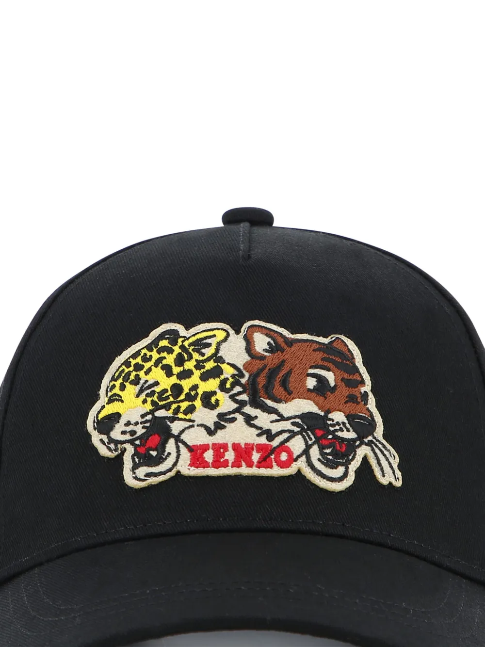 Kenzo Kids Pet met logopatch Zwart