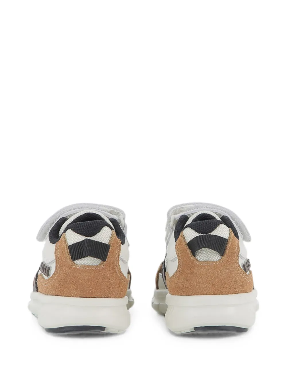 BOSS Kidswear Sneakers met colourblocking Wit