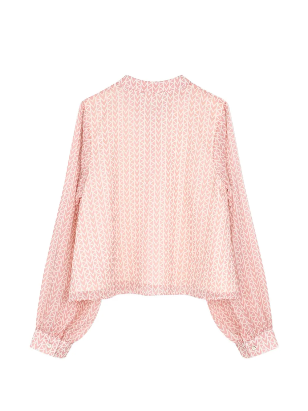 Michael Kors Kids Shirt met geometrische print en lange mouwen Roze