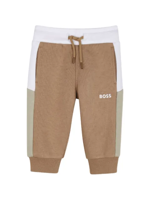 BOSS Kidswear pants con logo estampado