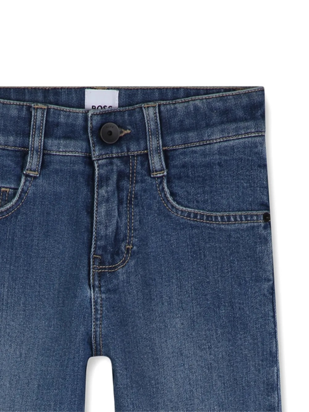 BOSS Kidswear Straight jeans Blauw