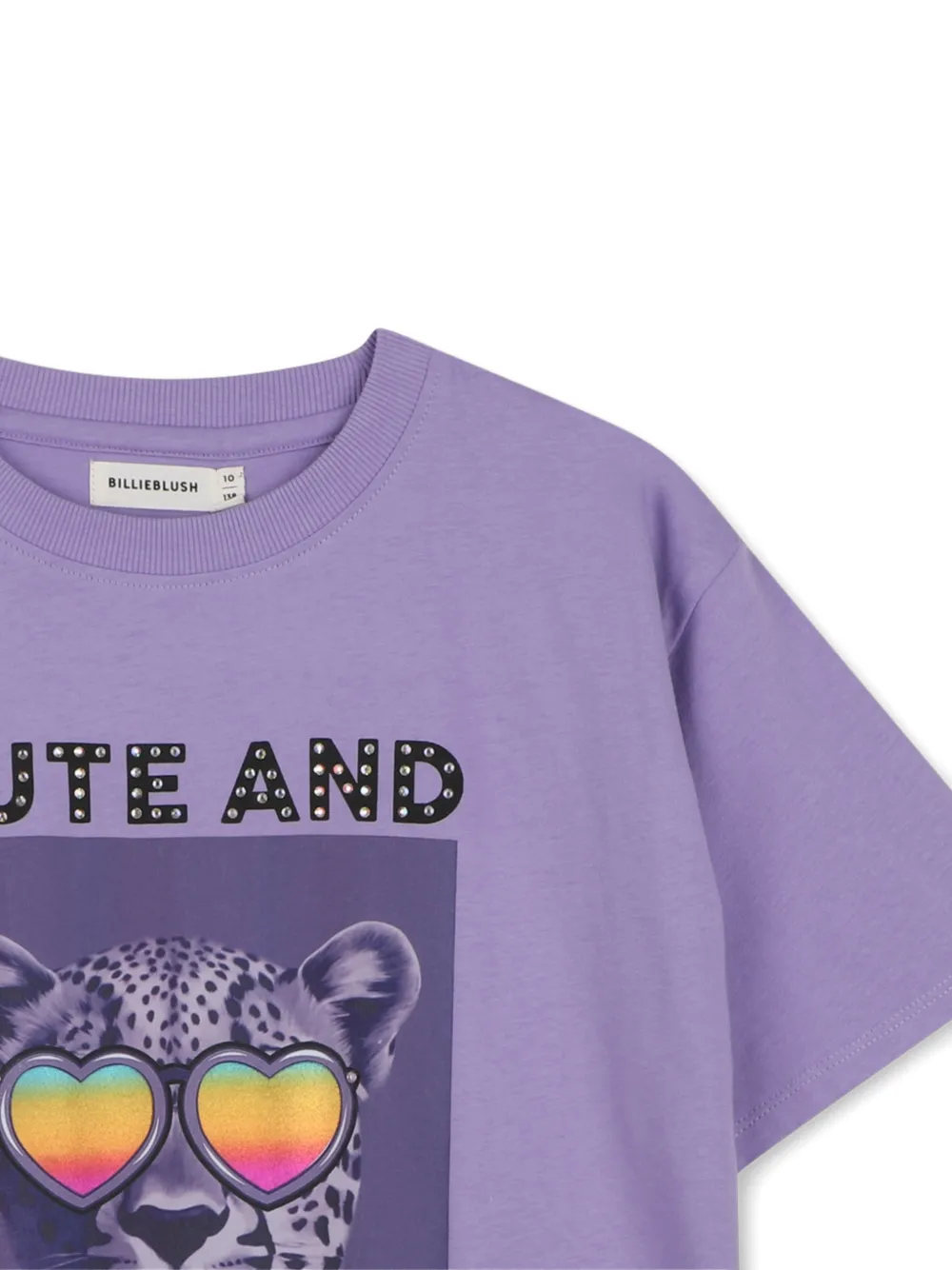 Billieblush T-shirt verfraaid met stras Paars