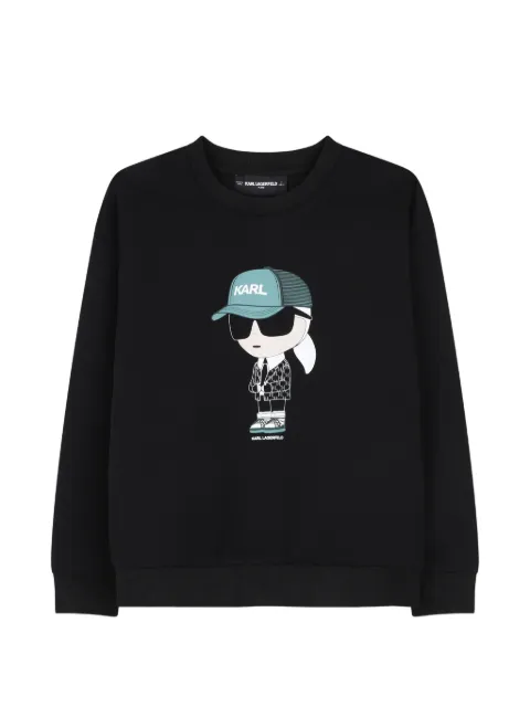 Karl Lagerfeld Kids Ikonik Karl graphic-print sweatshirt