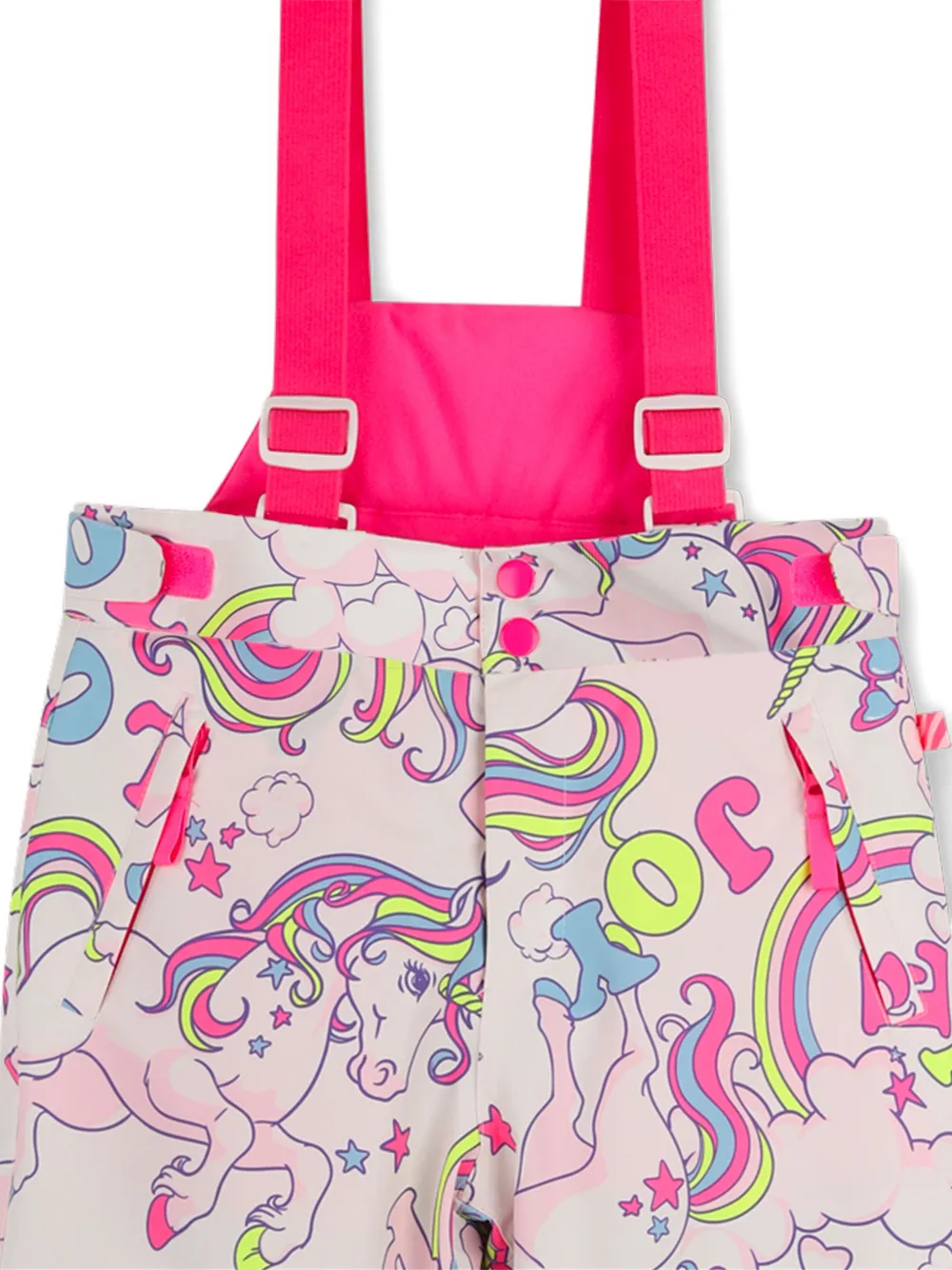 Billieblush Gewatteerd skipak met eenhoornprint Beige