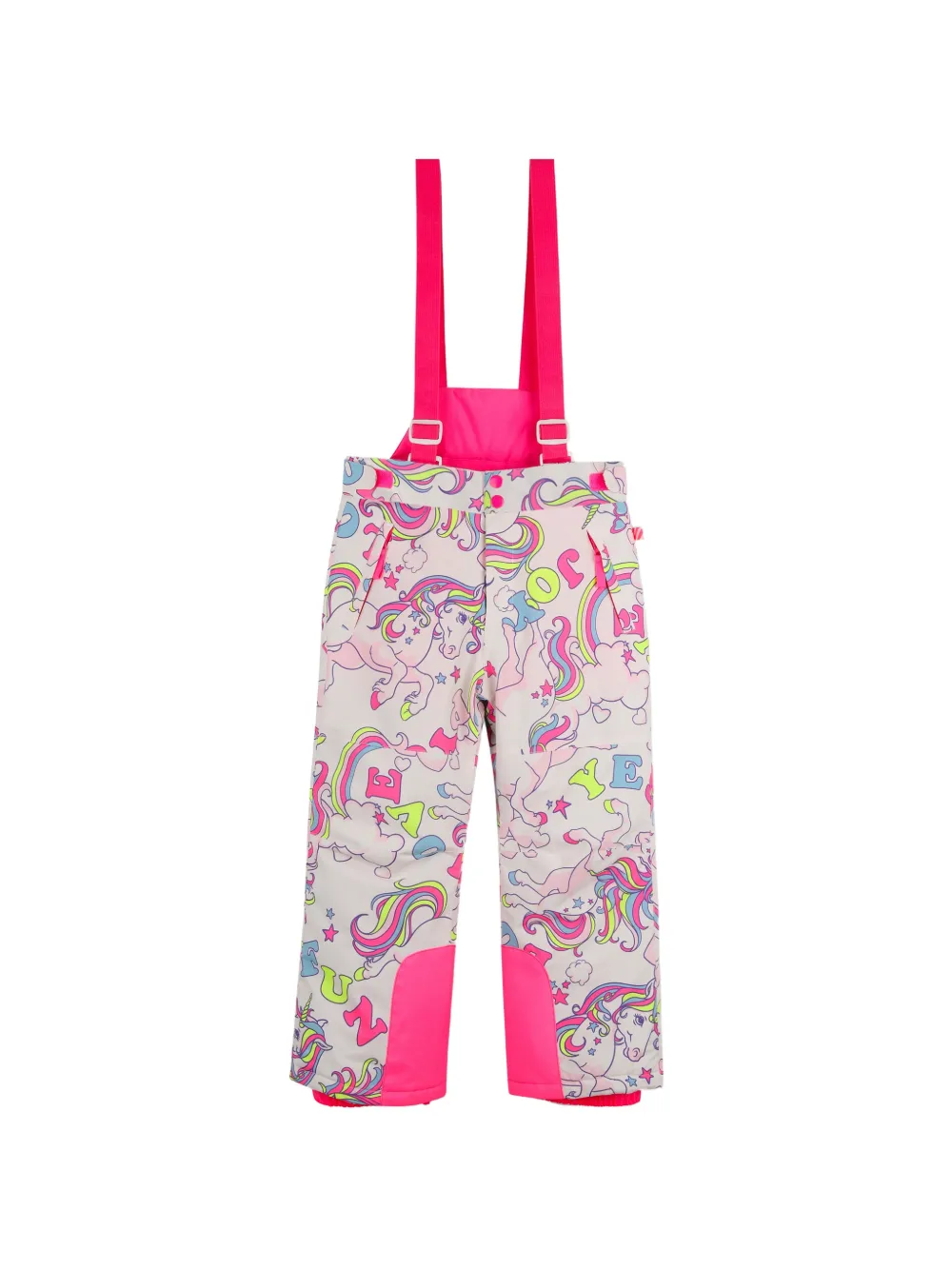 Billieblush Gewatteerd skipak met eenhoornprint Beige