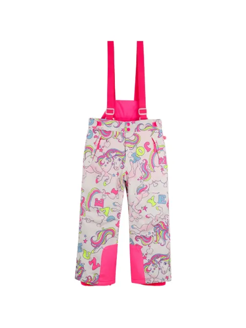 Billieblush unicorn-print padded snowsuit