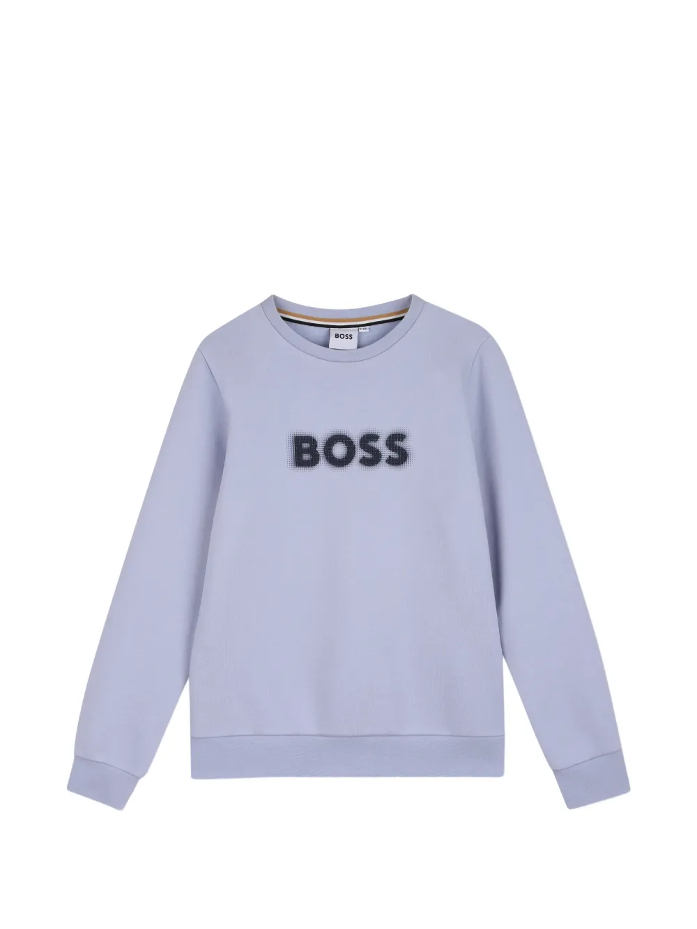 BOSS Kidswear logo-print sweatshirt - Blu