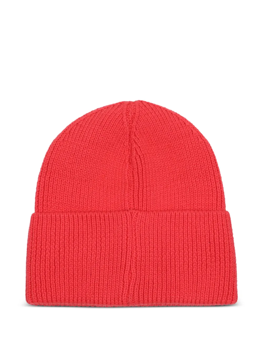 Marc Jacobs Kids logoprinten ribgebreide muts Rood