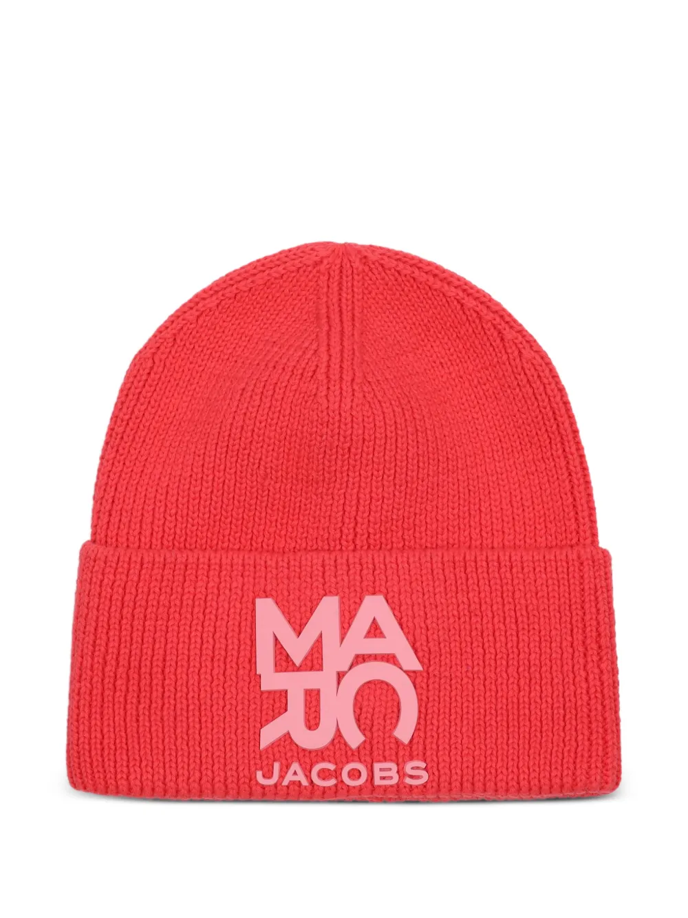 Marc Jacobs Kids Berretto a coste con logo - Rosso