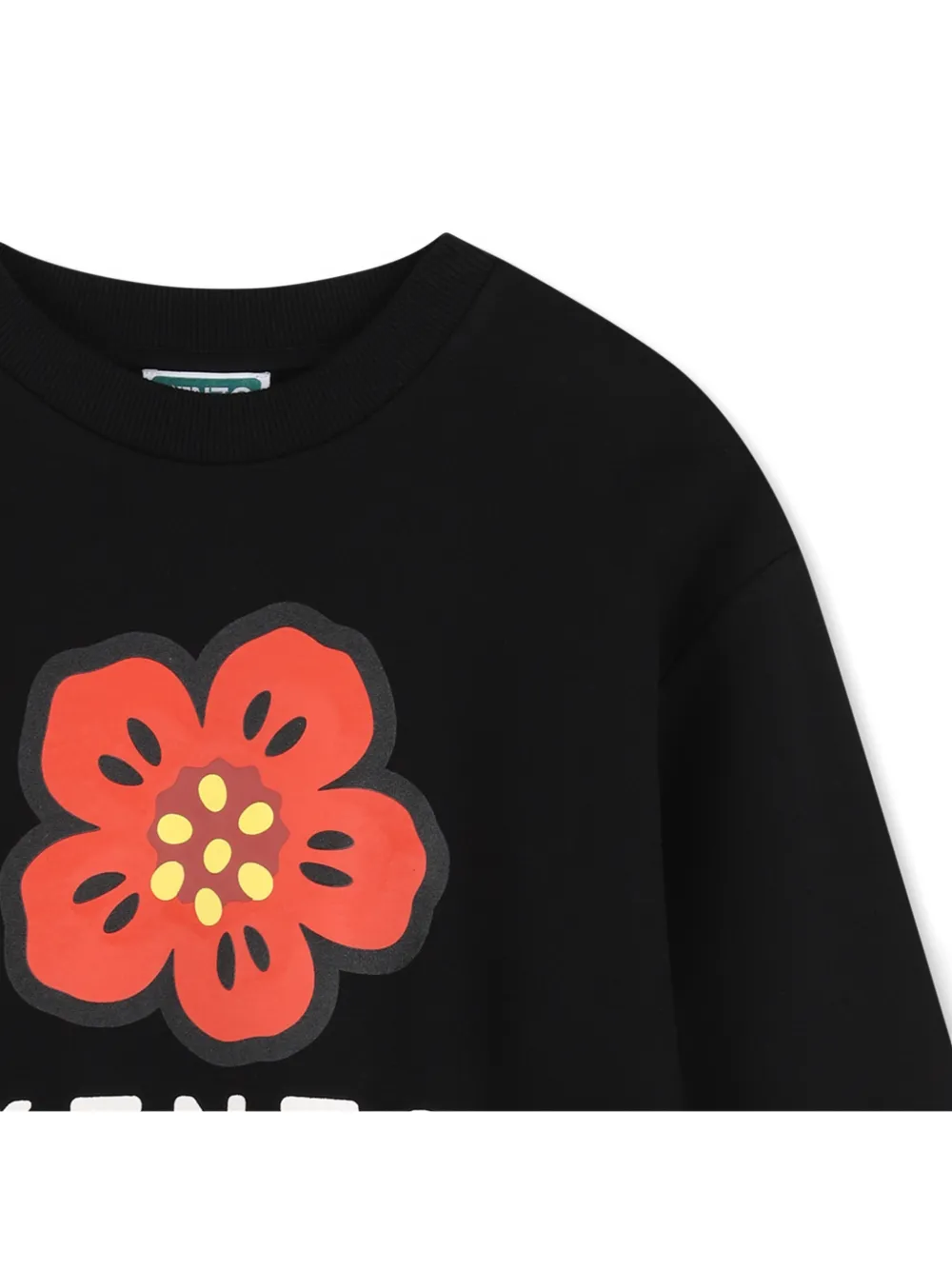 Kenzo Kids Sweater met logoprint Zwart