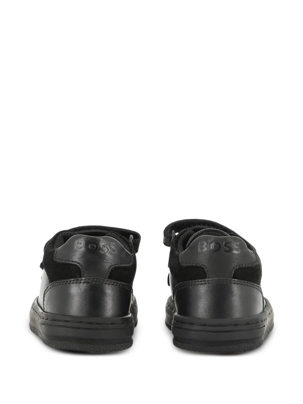 BOSS Kidswear Sneakers met klittenband Zwart