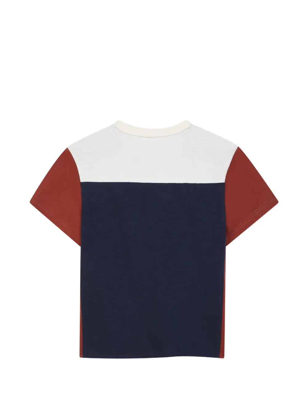BOSS Kidswear T-shirt met colourblocking Blauw