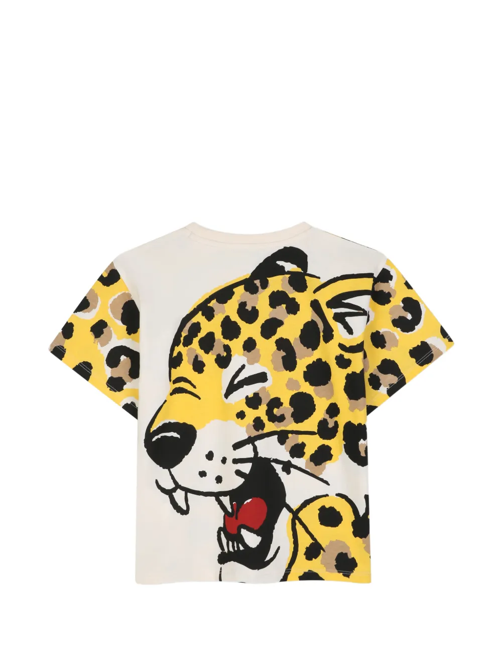 Kenzo Kids T-shirt met ruches afwerking Geel