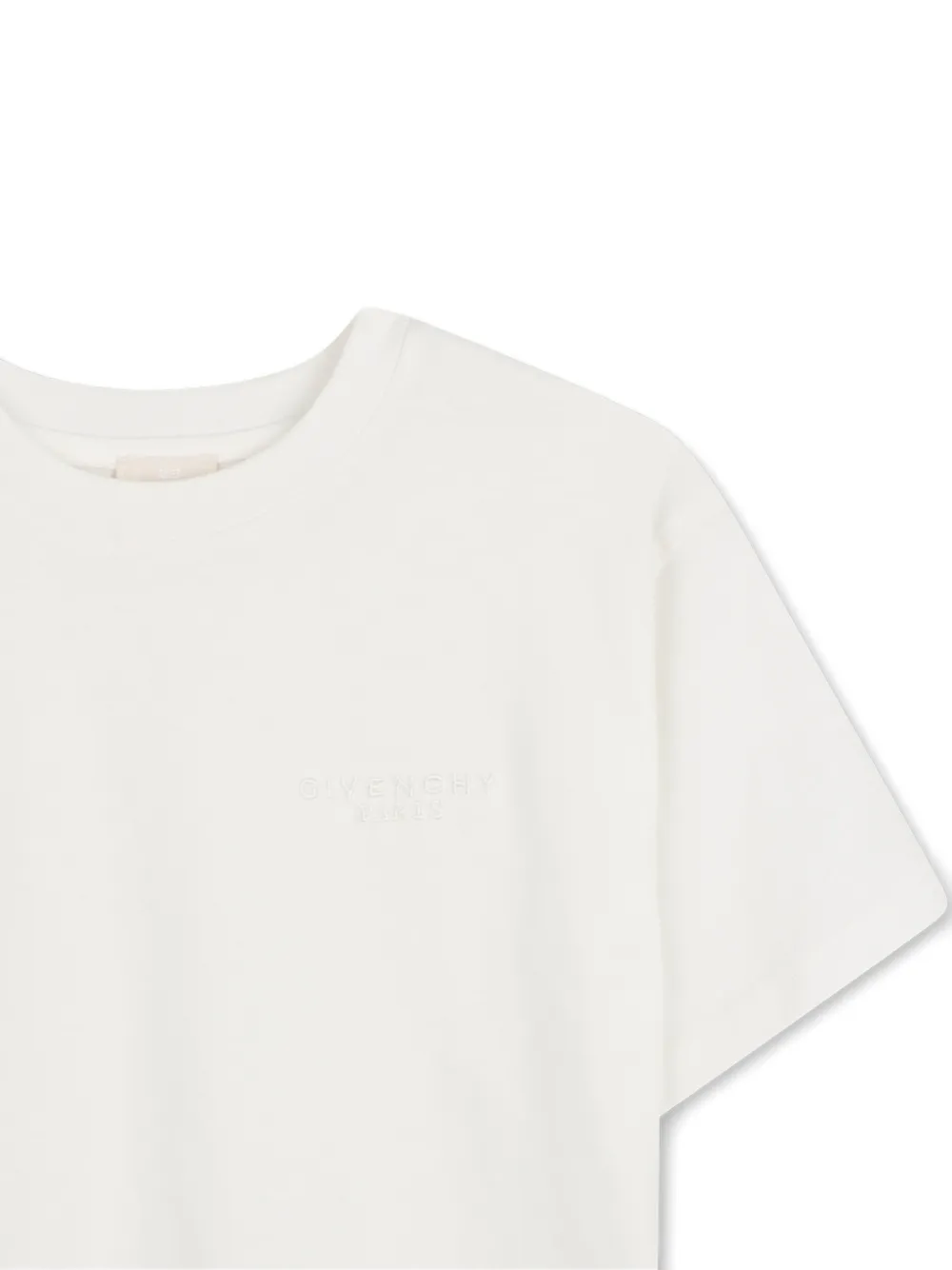 Givenchy Kids T-shirt met geborduurd logo Wit