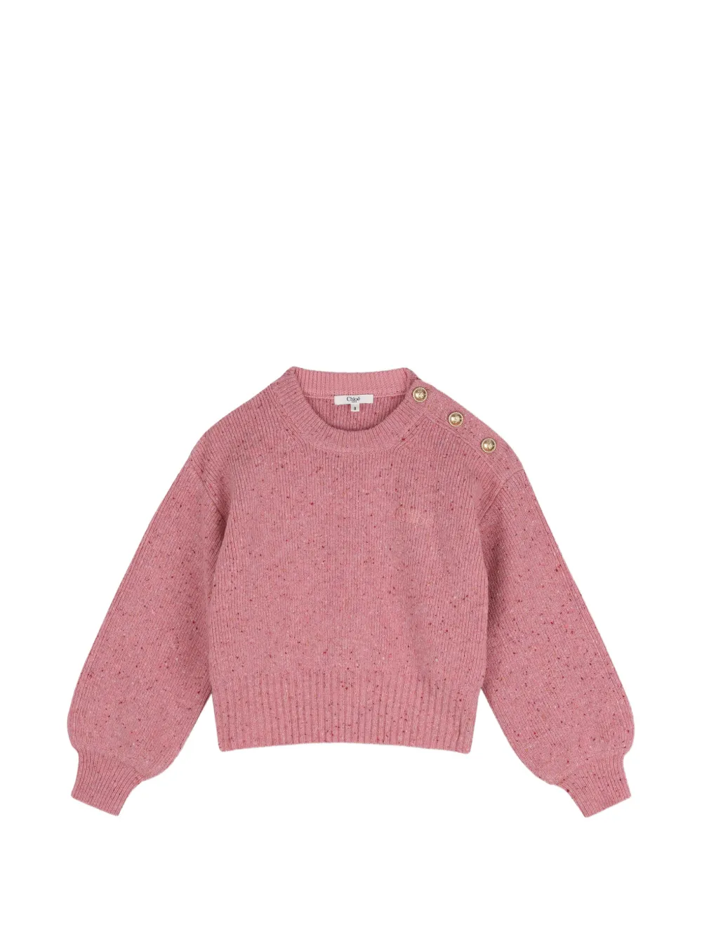 Chloé Kids Maglione con ricamo - Rosa