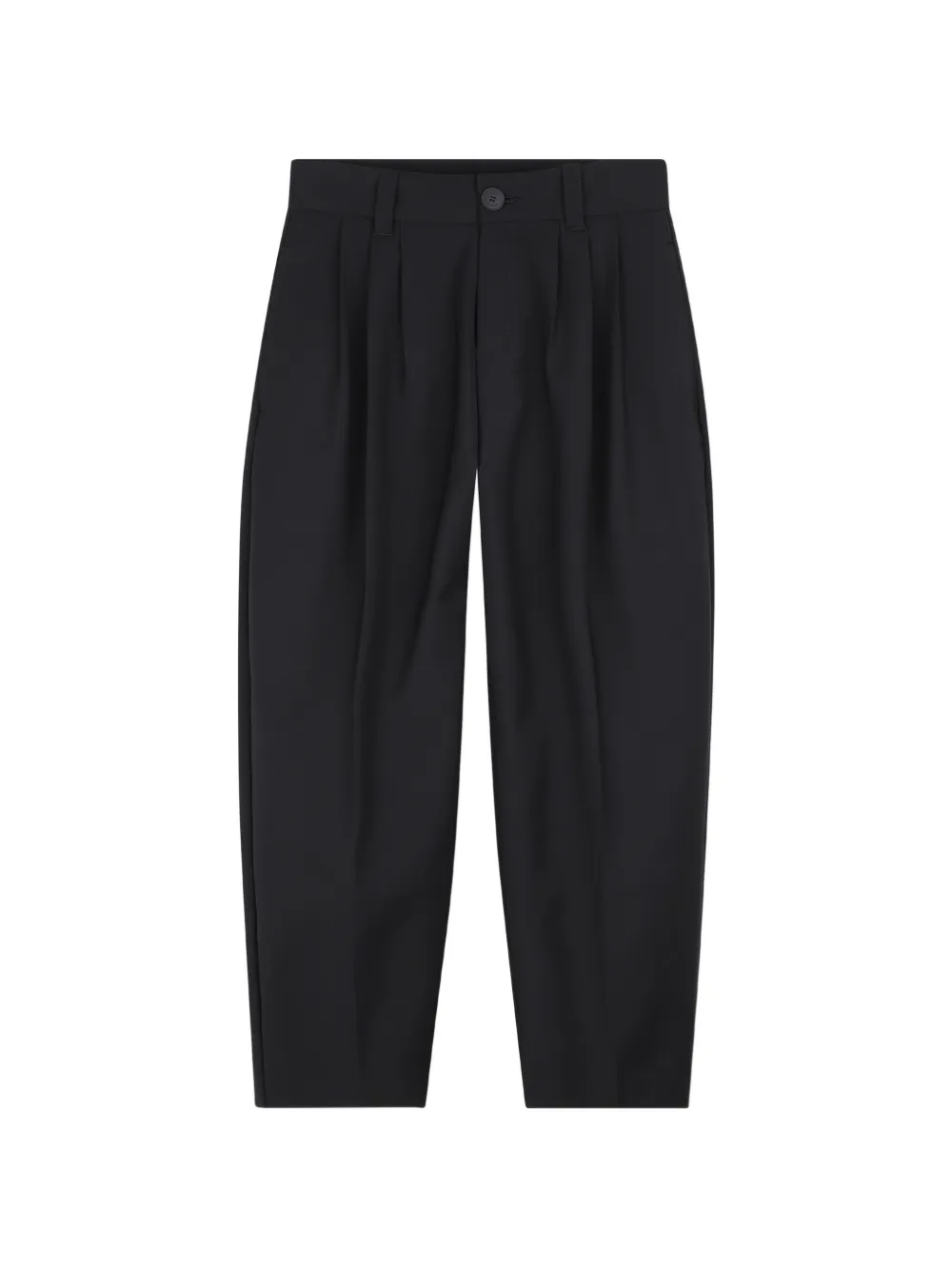 Givenchy Kids pleated pressed-crease trousers - Nero