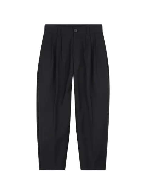 Givenchy Kids pleated pressed-crease trousers