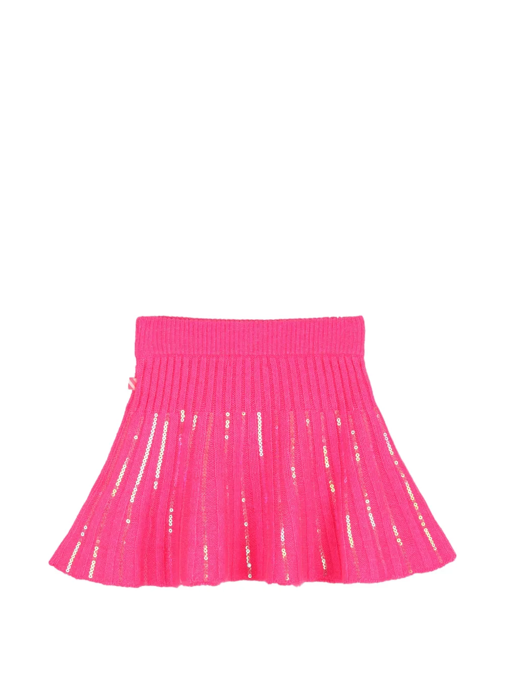 Billieblush Ribgebreide rok met pailletten Roze