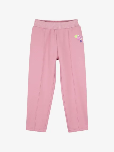 Billieblush sequin-embellished heart track pants