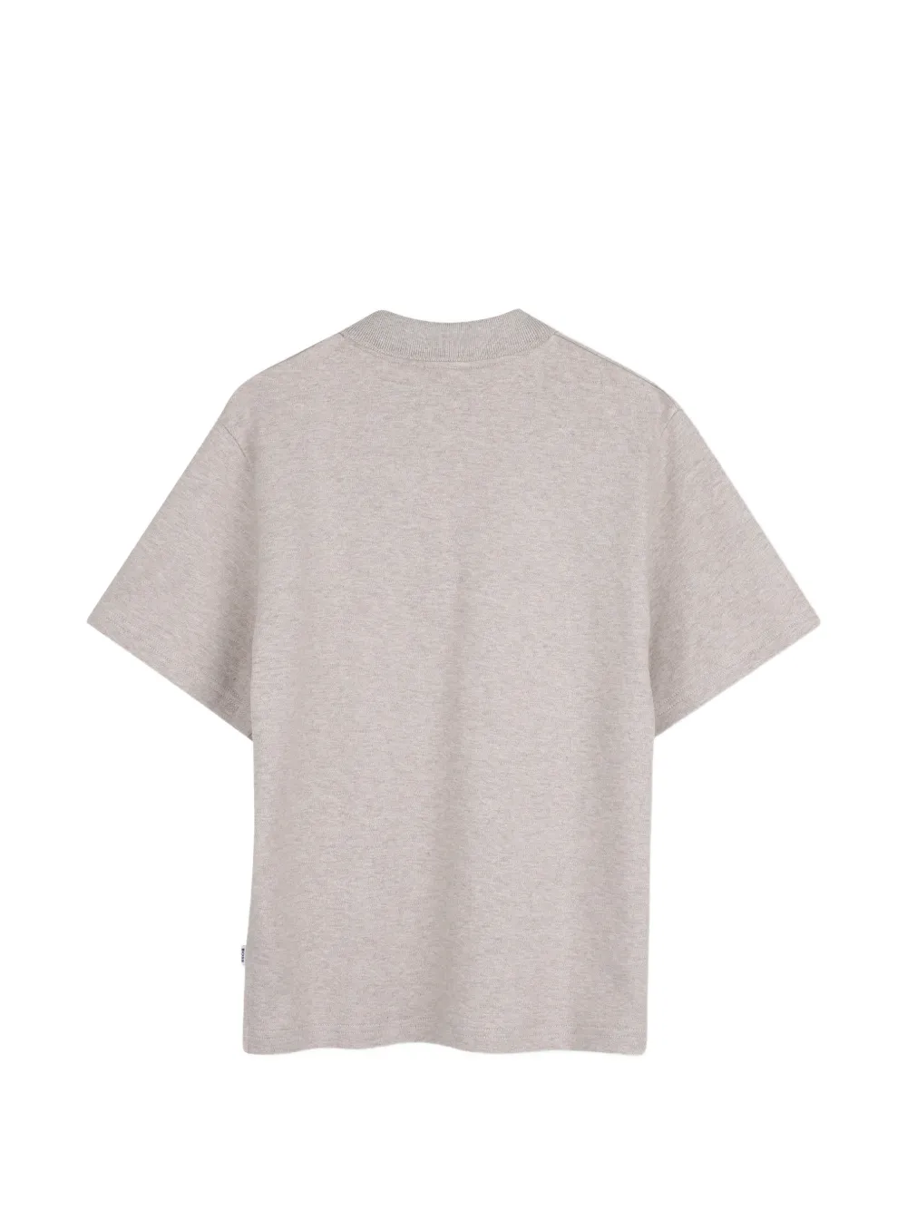 BOSS Kidswear Poloshirt met ritssluiting en zak-detail Beige