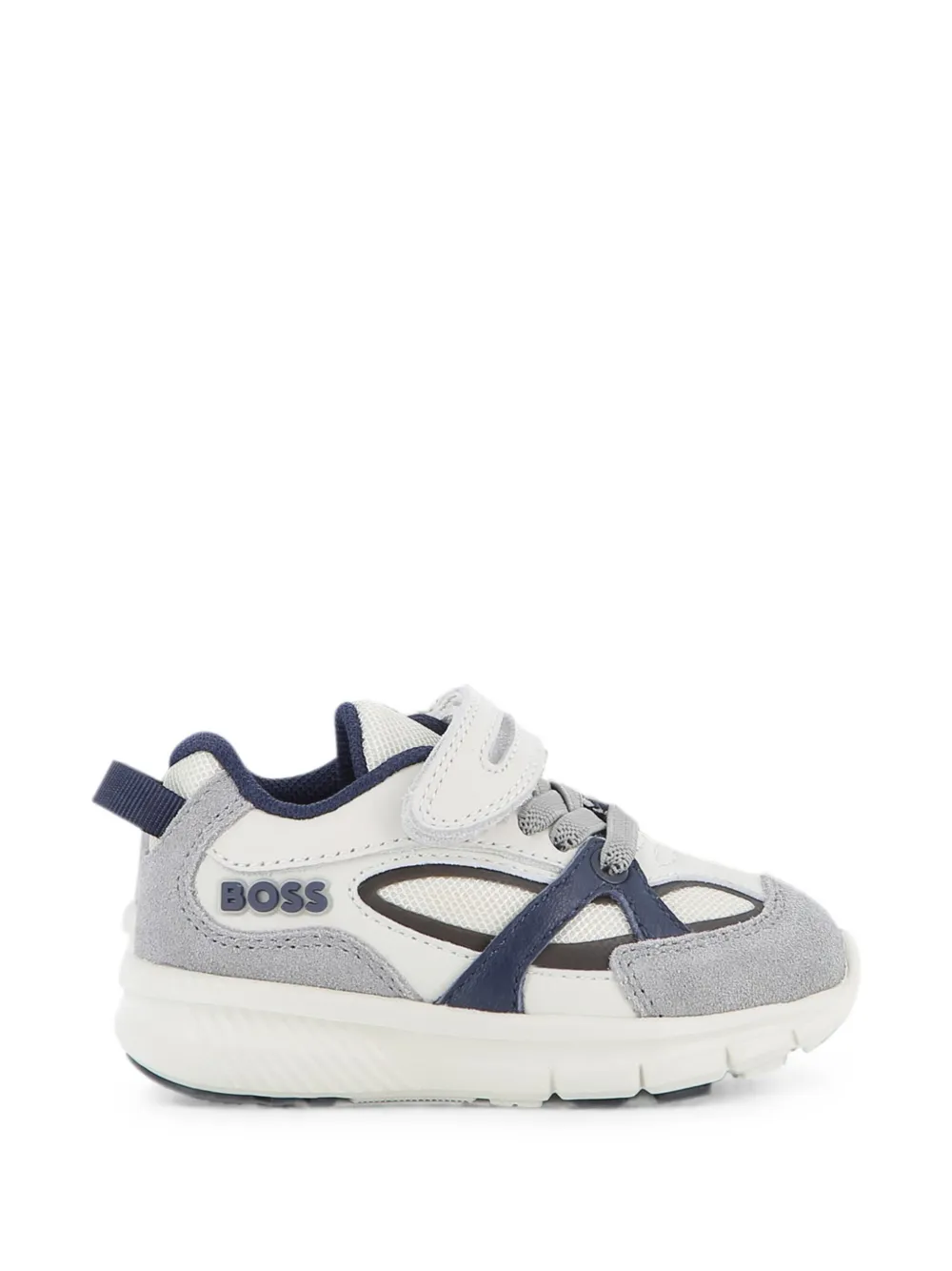 BOSS Kidswear Sneakers met klittenband Wit
