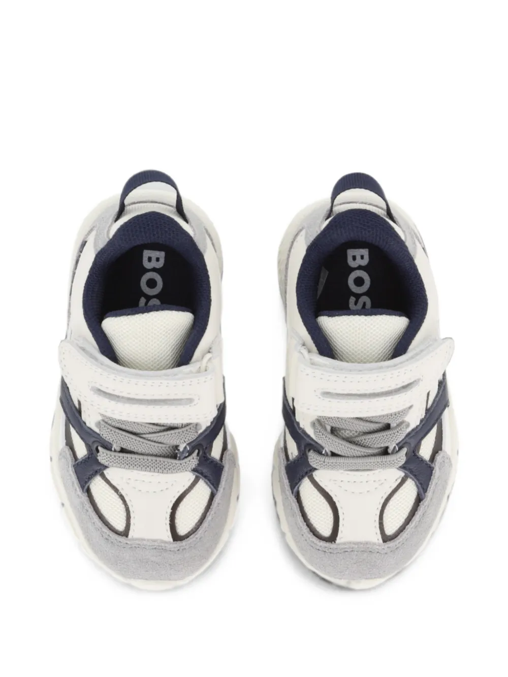 BOSS Kidswear Sneakers met klittenband Wit