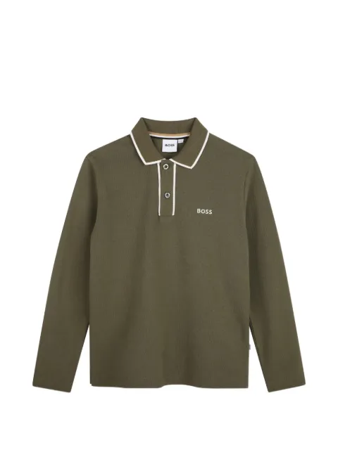 BOSS Kidswear long-sleeve polo shirt
