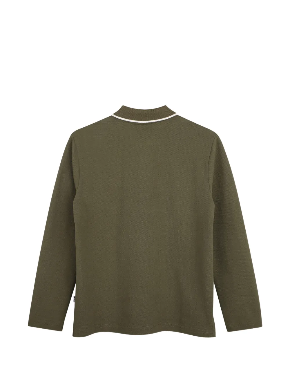 BOSS Kidswear Poloshirt met lange mouwen Groen