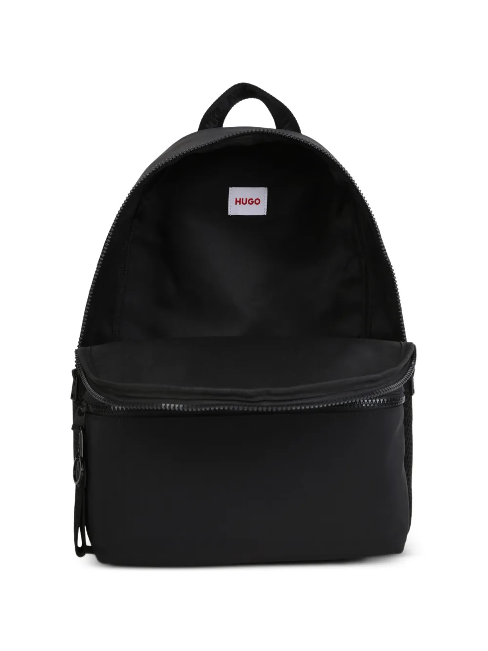 HUGO KIDS Rugzak met logopatch Zwart