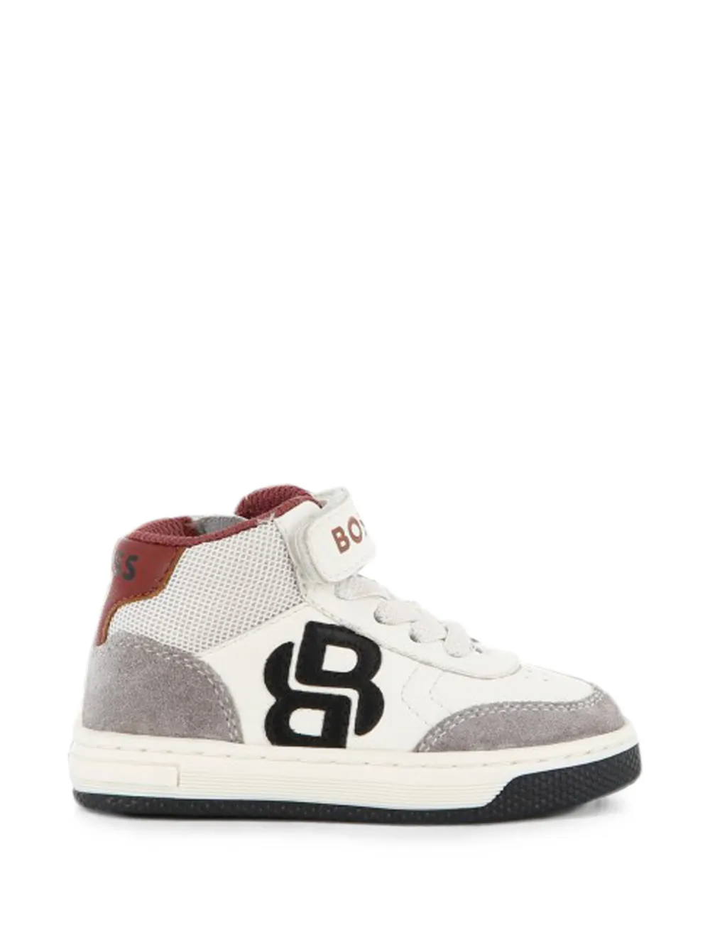 BOSS Kidswear Double B sneakers met monogram Beige