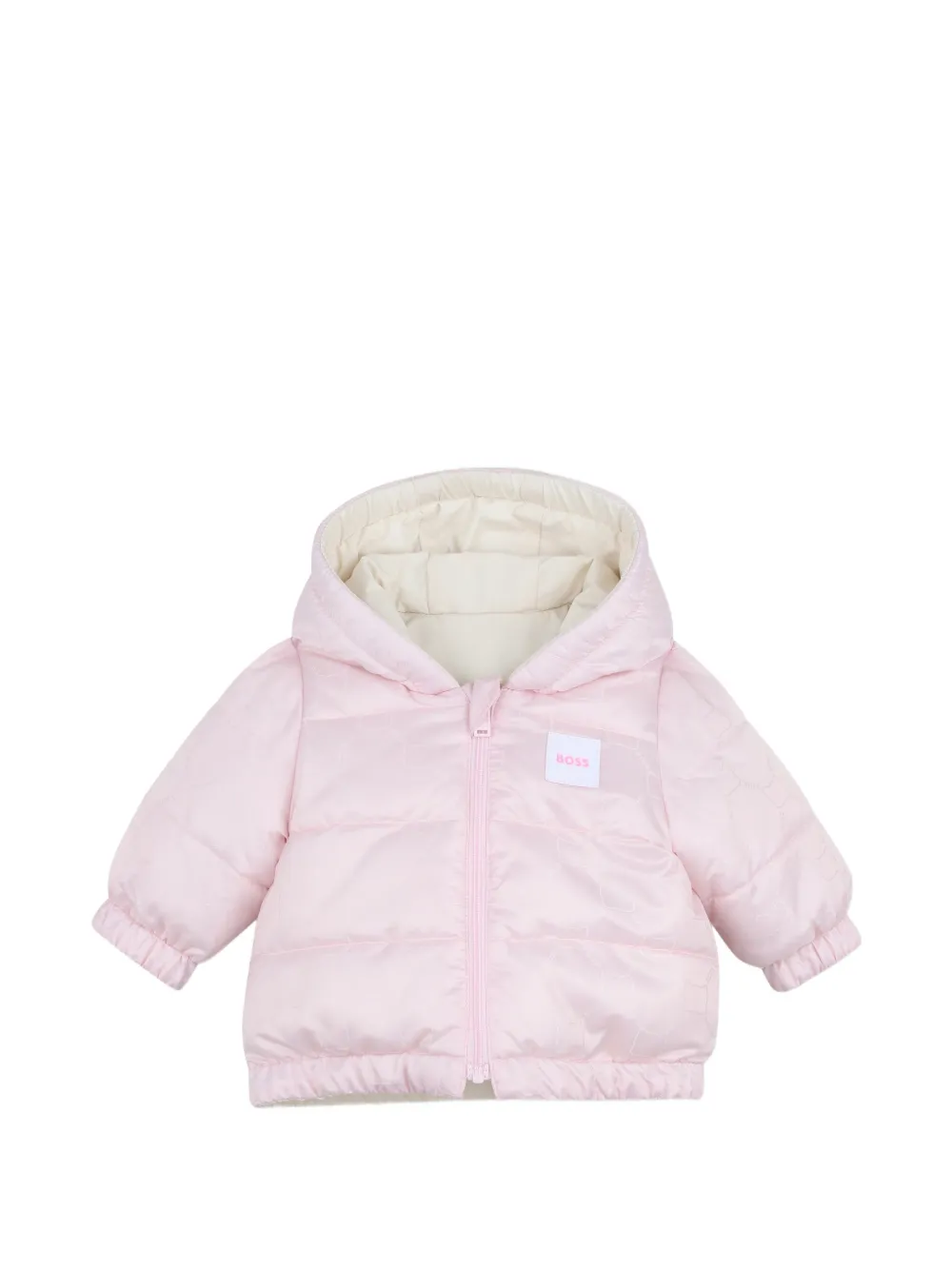 Bosswear Babies' Reversible Padded Jacket In Pink