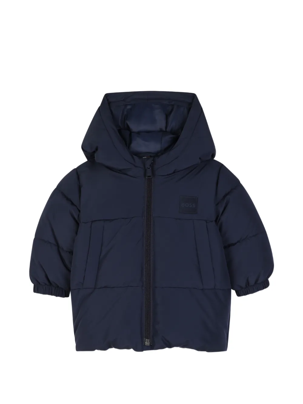 BOSS Kidswear Piumino trapuntato con cappuccio - Blu