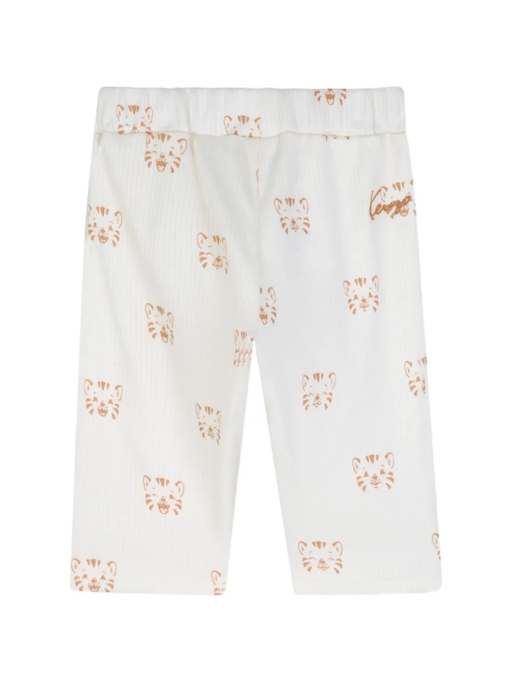 Kenzo Kids Pyjama met tijger-print en lange mouwen Beige