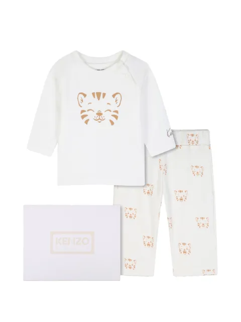 Kenzo Kids pijama con estampado de tigre