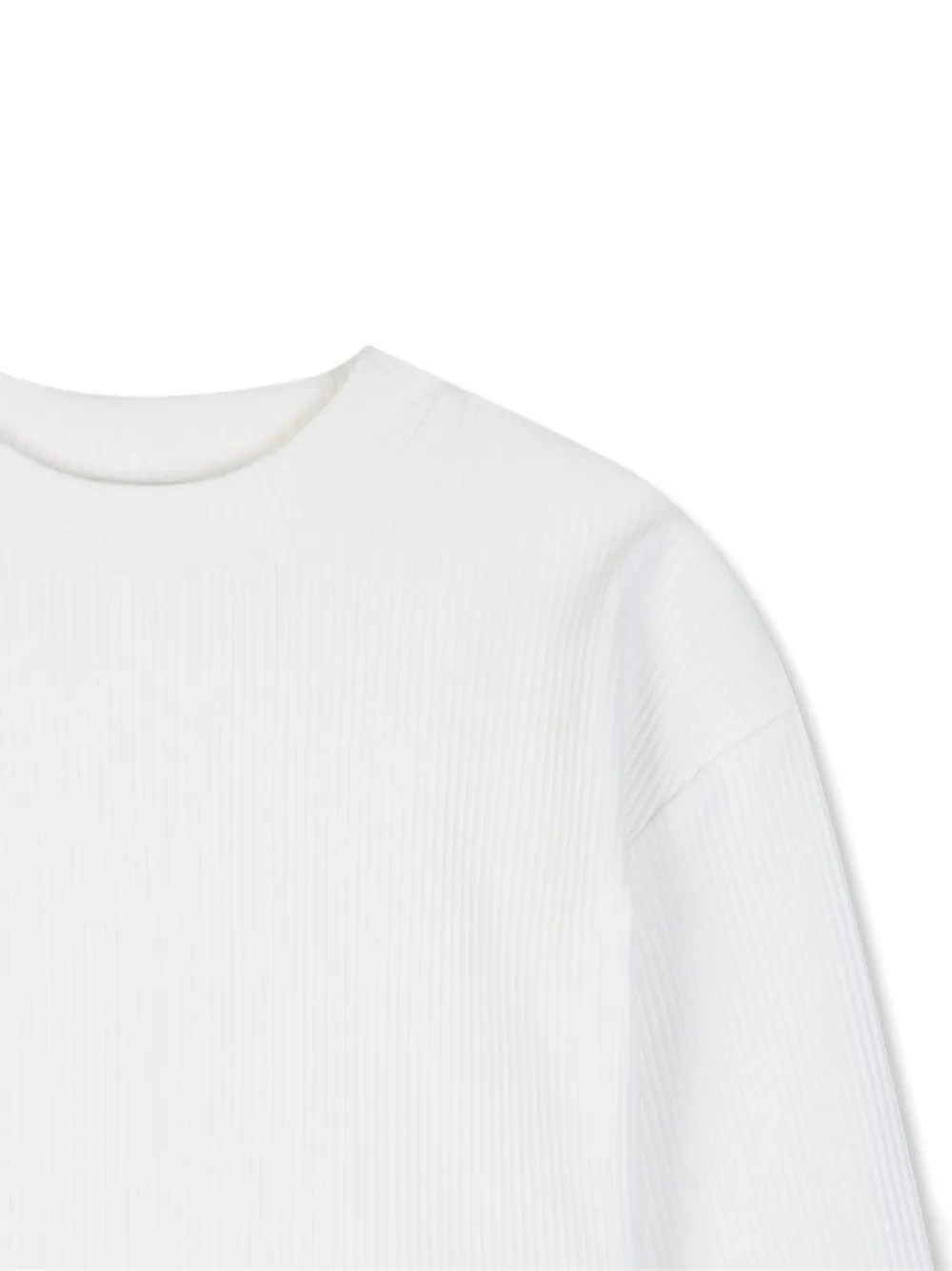 Billieblush Ribgebreid T-shirt met lange mouwen Wit