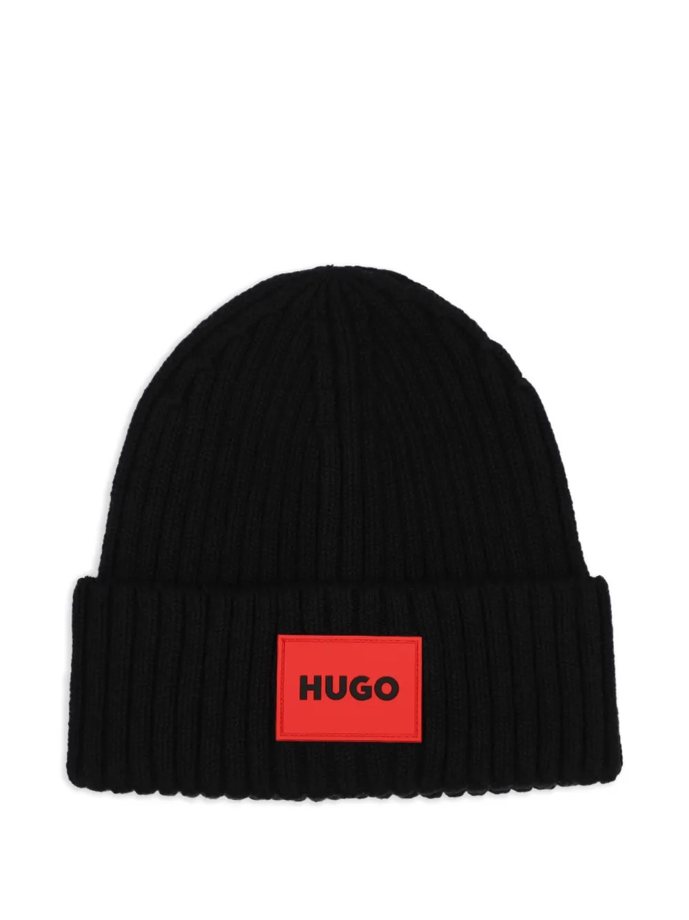 HUGO KIDS Berretto con applicazione logo - Nero