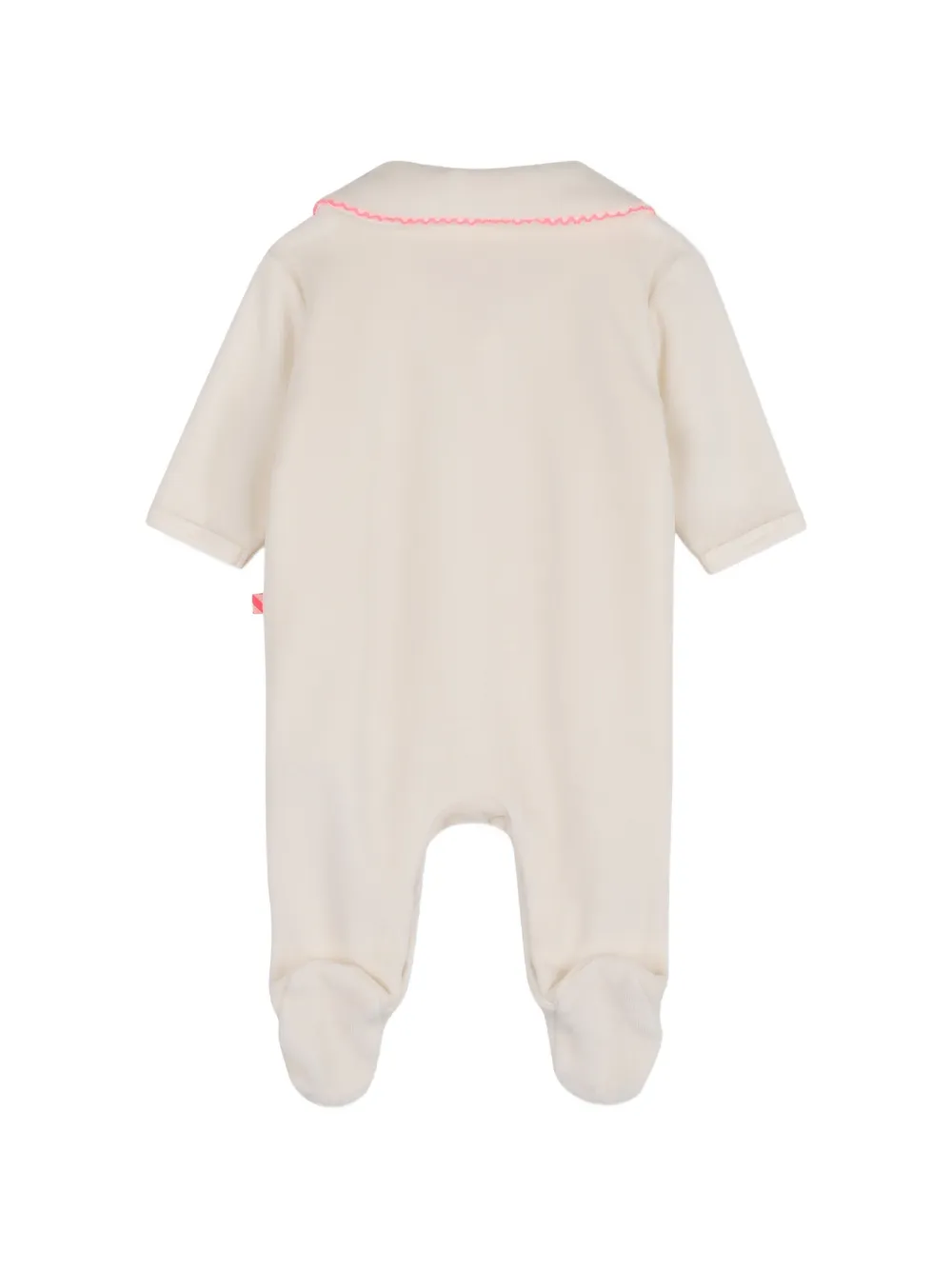 Billieblush Pyjama met Peter Pan kraag en borduurwerk Beige