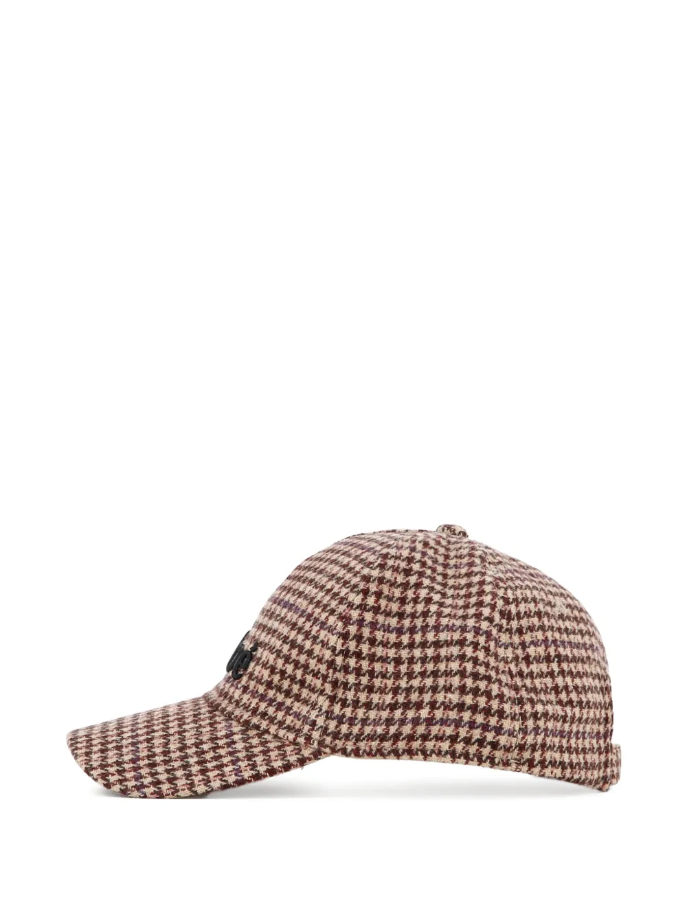 Chloé Kids Pet met geborduurd logo en pied-de-poule print Bruin