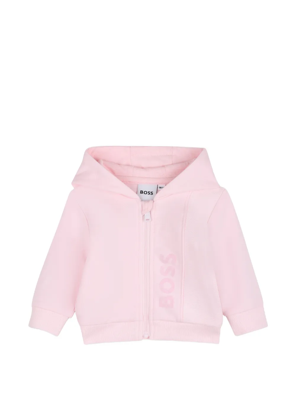 BOSS Kidswear Trainingspak met logoprint Roze