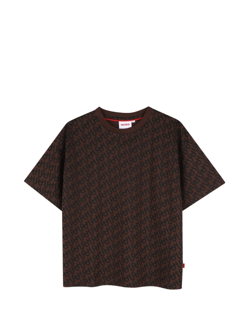 HUGO KIDS T-shirt con stampa - Marrone