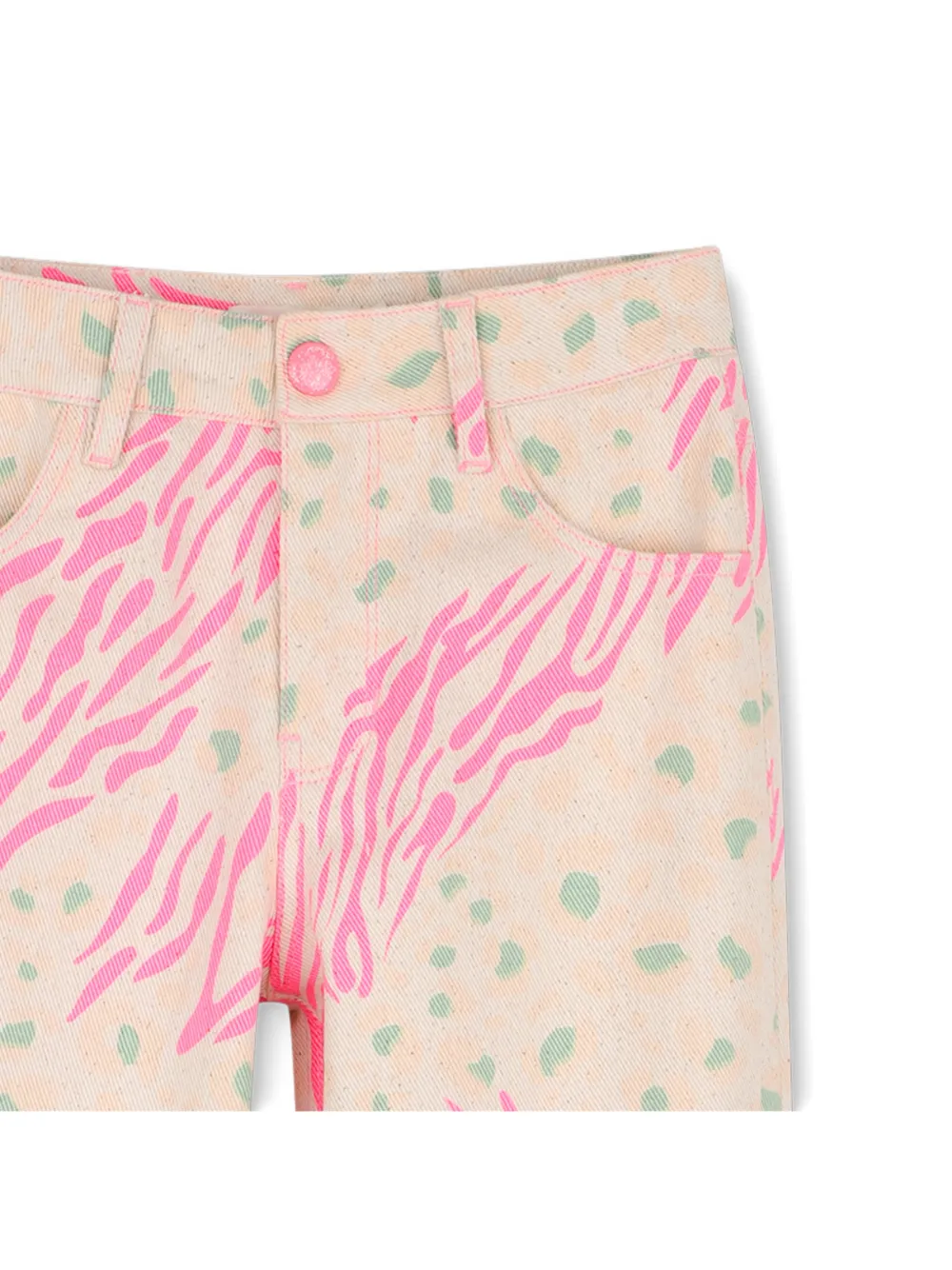 Billieblush Broek met logoprint Beige
