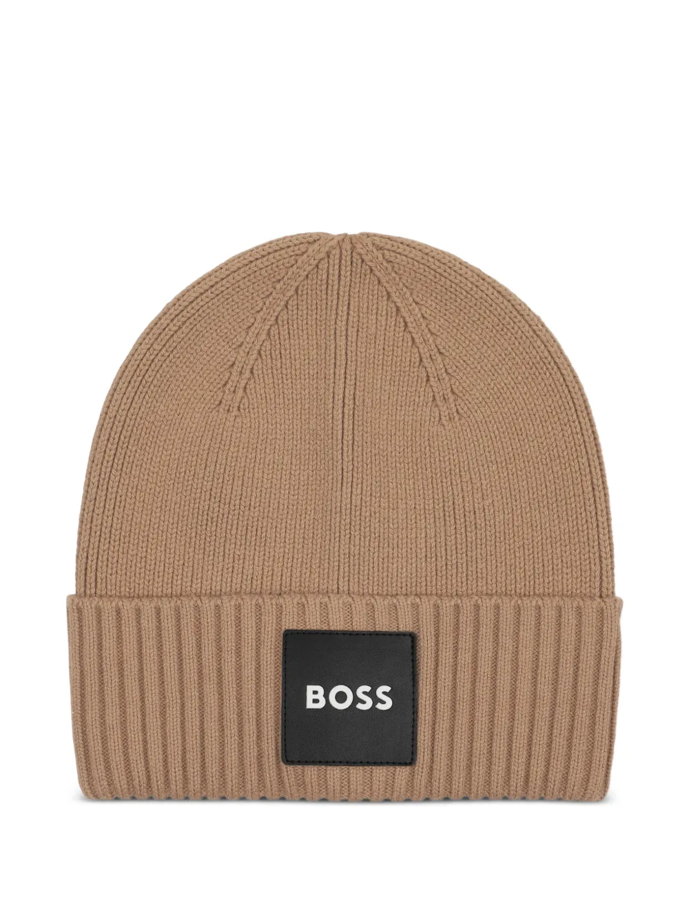 BOSS Kidswear Berretto con applicazione logo - Toni neutri