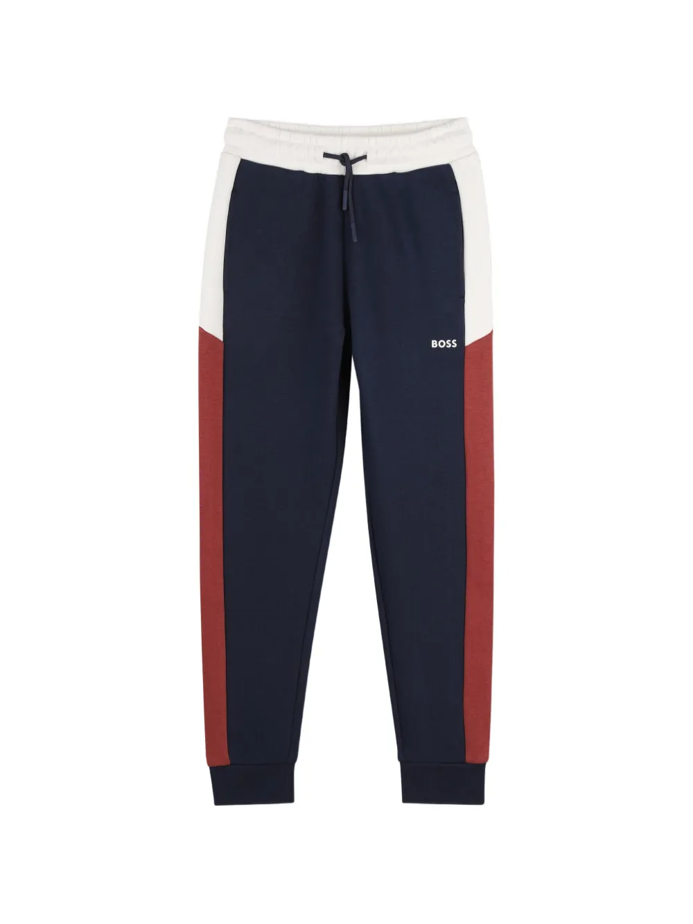 BOSS Kidswear Pantaloni sportivi con stampa - Blu