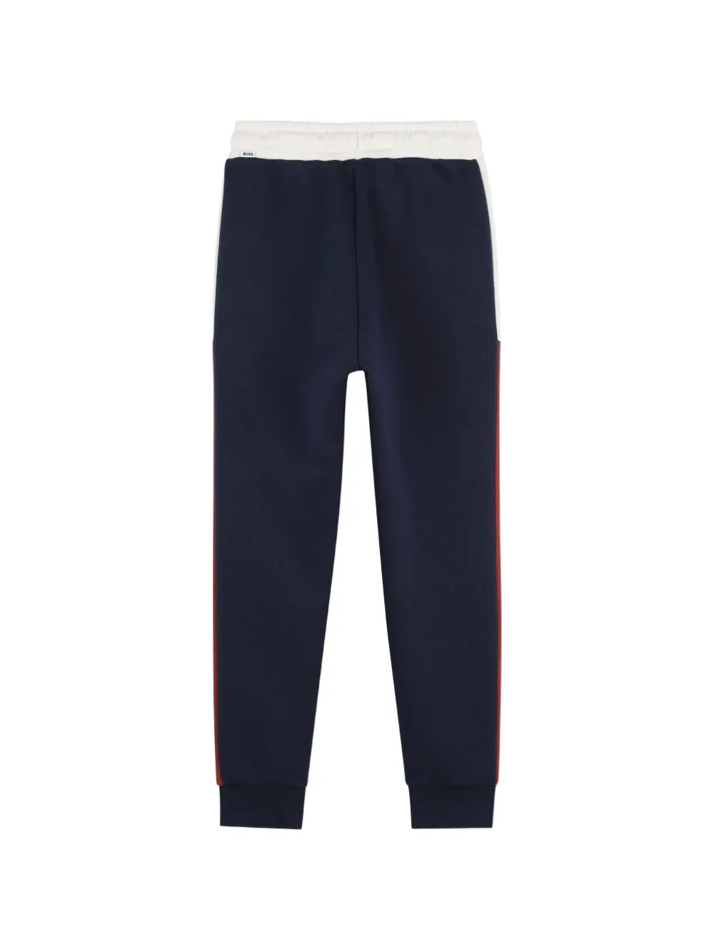 BOSS Kidswear Trainingsbroek met logoprint Blauw